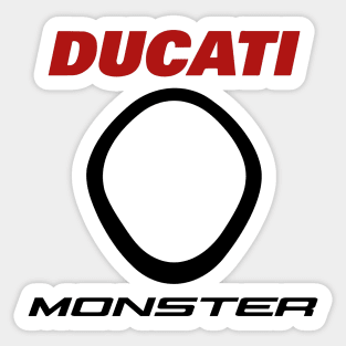 Ducati Monster DRL Signature Tee Sticker